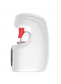 Белый мастурбатор с язычком и возвратно-поступательными движениями - Secwell - в Черкесске купить с доставкой