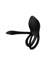 Черное эрекционное виброкольцо Bayek с пультом ДУ - Zalo - в Черкесске купить с доставкой