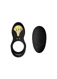 Черное эрекционное виброкольцо Bayek с пультом ДУ - Zalo - в Черкесске купить с доставкой