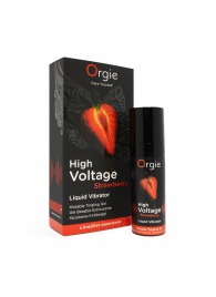 Жидкий вибратор Orgie High Voltage Strawberry - 15 мл. - ORGIE - купить с доставкой в Черкесске