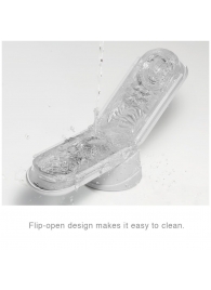 Белый мастурбатор FLIP 0 (ZERO) - Tenga - в Черкесске купить с доставкой