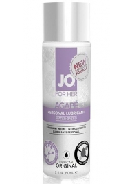 Лубрикант на водной основе для женщин JO AGAPE LUBRICANT ORIGINAL - 60 мл. - System JO - купить с доставкой в Черкесске