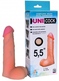 Фаллическая насадка Харнесс UNICOCK 5,5  - 17 см. - LOVETOY (А-Полимер) - купить с доставкой в Черкесске