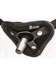 Вибрострапон с двумя насадками UniStrap - 18 и 18 см. - LOVETOY (А-Полимер) - купить с доставкой в Черкесске