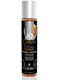 Лубрикант с ароматом крем-брюле JO GELATO CREME BRULEE - 30 мл. - System JO - купить с доставкой в Черкесске