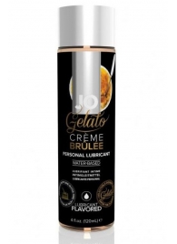 Лубрикант с ароматом крем-брюле JO GELATO CREME BRULEE - 120 мл. - System JO - купить с доставкой в Черкесске