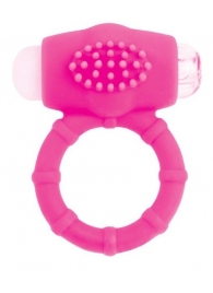 Розовое эрекционное виброкольцо A-toys - A-toys - в Черкесске купить с доставкой