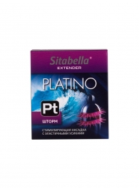 Стимулирующая насадка со спиралью из усиков Platino  Шторм - Sitabella - купить с доставкой в Черкесске