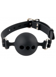 Силиконовый кляп-шар с отверстиями для дыхания Silicone Breathable Ball Gag Small - Pipedream - купить с доставкой в Черкесске