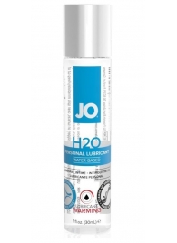 Возбуждающий лубрикант на водной основе JO Personal Lubricant H2O Warming - 30 мл. - System JO - купить с доставкой в Черкесске