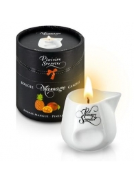 Массажная свеча с ароматом манго и ананаса Bougie de Massage Ananas Mangue - 80 мл. - Plaisir Secret - купить с доставкой в Черкесске