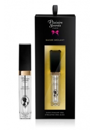 Стимулирующий блеск для губ Baiser Brulant Gloss Plaisirs Secrets - 7 мл. - Plaisir Secret - купить с доставкой в Черкесске