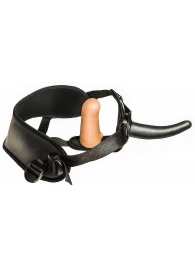 Женский страпон с вагинальной пробкой Woman Strap - 12 см. - LOVETOY (А-Полимер) - купить с доставкой в Черкесске