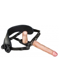 Женский страпон с вагинальной пробкой Woman Strap - 18 см. - LOVETOY (А-Полимер) - купить с доставкой в Черкесске