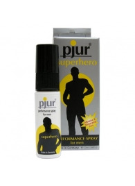 Пролонгирующий мужской спрей pjur SUPERHERO spray - 20 мл. - Pjur - купить с доставкой в Черкесске