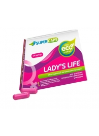 Возбуждающие капсулы Ladys Life - 14 капсул (0,35 гр.) - SuperCaps - купить с доставкой в Черкесске