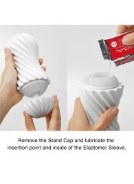 Мастурбатор FLEX Silky White с мягким рельефом - Tenga - в Черкесске купить с доставкой