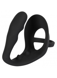 Эрекционное кольцо с подхватом мошонки и анальным отростком для воздействия на простату - Orion - в Черкесске купить с доставкой