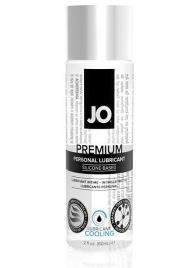 Охлаждающий лубрикант на силиконовой основе JO Personal Premium Lubricant Cooling - 60 мл. - System JO - купить с доставкой в Черкесске