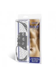 Утяжка на пенис и мошонку Cock Ring With 1.5  Ball Stretcher And Optional Weight Ring - BlueLine - купить с доставкой в Черкесске