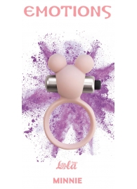 Розовое эрекционное виброколечко Emotions Minnie Light pink - Lola Games - в Черкесске купить с доставкой