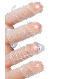 Набор из 4 насадок на член Pleasured Penis Enhancement Sleeve 4 Pack - XR Brands - в Черкесске купить с доставкой