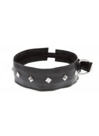 Полиуретановый ошейник с пуклями Collar with Studs - Blush Novelties - купить с доставкой в Черкесске