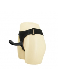 Страпон с изогнутой головкой Ultra Harness Curvy Dildo - 15,8 см. - Baile - купить с доставкой в Черкесске