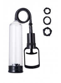 Вакуумная помпа A-toys с уплотнителем и эрекционными кольцами - A-toys - в Черкесске купить с доставкой