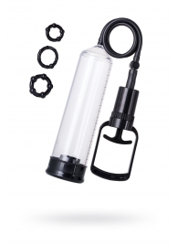 Вакуумная помпа A-toys с уплотнителем и эрекционными кольцами - A-toys - в Черкесске купить с доставкой