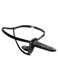 Женский страпон с вагинальной пробкой Double Penetrix Strap-on - 15 см. - Pipedream - купить с доставкой в Черкесске