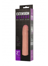 Насадка-удлинитель Extension sleeve телесного цвета - 18,5 см. - Sitabella - в Черкесске купить с доставкой