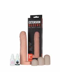 Насадка-удлинитель Extension sleeve с подхватом мошонки - 19 см. - Sitabella - в Черкесске купить с доставкой