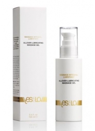 Массажный гель-смазка на силиконовой основе Allover Massage Gel - 100 мл. - YESforLOV - купить с доставкой в Черкесске