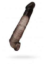 Чёрная насадка на пенис - 22,5 см. - ToyFa - в Черкесске купить с доставкой