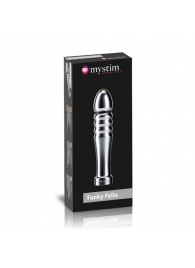 Ребристый фаллоимитатор для электростимуляции Funky Fella Rill Dildo - 13 см. - MyStim - купить с доставкой в Черкесске
