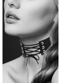 Оригинальный ошейник-чокер со шнуровкой - Bijoux Pour Toi - купить с доставкой в Черкесске