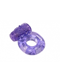Фиолетовое эрекционное кольцо с вибрацией Rings Axle-pin - Lola Games - в Черкесске купить с доставкой