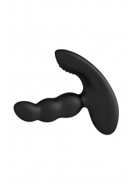 Черный силиконовый стимулятор простаты Levett Nitoc с пультом ДУ - Levett - в Черкесске купить с доставкой