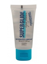 Гель-смазка на водной основе для чувствительной кожи Superglide - 30 мл. - HOT - купить с доставкой в Черкесске
