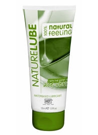 Смазка на водной основе с алоэ вера Nature Lube - 30 мл. - HOT - купить с доставкой в Черкесске