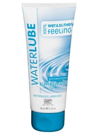Лубрикант на основе чистой родниковой воды WaterLube - 100 мл. - HOT - купить с доставкой в Черкесске