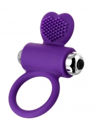 Фиолетовое виброкольцо с ресничками JOS PERY - JOS - в Черкесске купить с доставкой