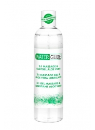 Гель-смазка 2-в-1 MASSAGE   LUBRICANT ALOE VERA - 300 мл. - Waterglide - купить с доставкой в Черкесске