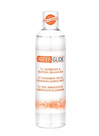 Гель-смазка 2-в-1 MASSAGE   LUBRICANT GUARANA - 300 мл. - Waterglide - купить с доставкой в Черкесске