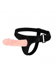 Телесный фаллоимитатор на трусиках Jessica Strap-On - 15,5 см. - Baile - купить с доставкой в Черкесске