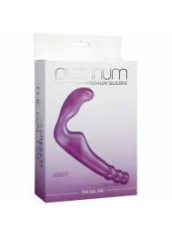 Безремневой фиолетовый страпон из силикона The Gal Pal - 17 см. - Doc Johnson - купить с доставкой в Черкесске