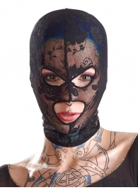 Кружевная маска-балаклава с отверстиями для глаз и рта - Orion - купить с доставкой в Черкесске