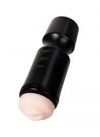 Мастурбатор-ротик A-Toys в черной колбе - A-toys - в Черкесске купить с доставкой