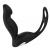 Черный вибромассажер простаты P-PLEASER W ERECTION ENHANCE - Dream Toys - в Черкесске купить с доставкой